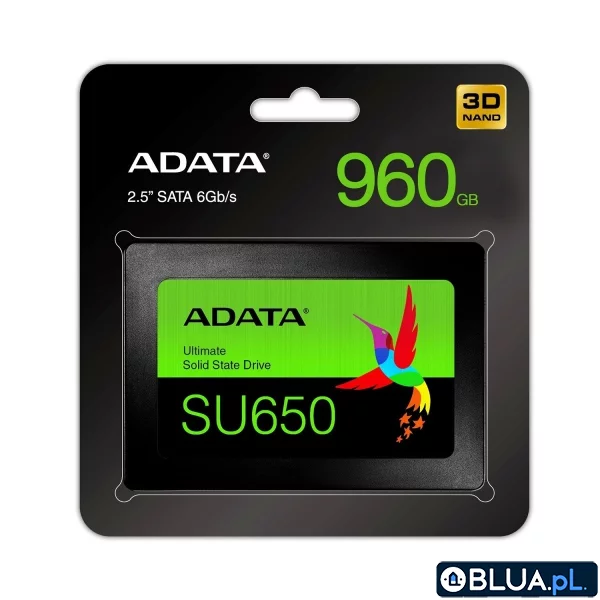 Adata Dysk SSD Ultimate SU650 960G 2.5 S3 3D TLC Retail