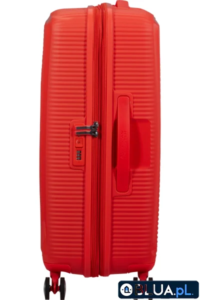 Walizka American Tourister Soundbox  67cm powiększana pomarańczowa